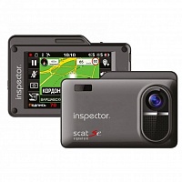 #Автомобильный видеорегистратор INSPECTOR SCAT SE emap Signature +радар детектор 4K